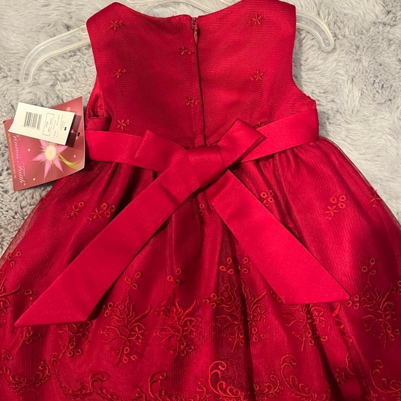 ❤️Red Holiday Formal Dress 🎄NWT 12 months - Picture 4 of 7
